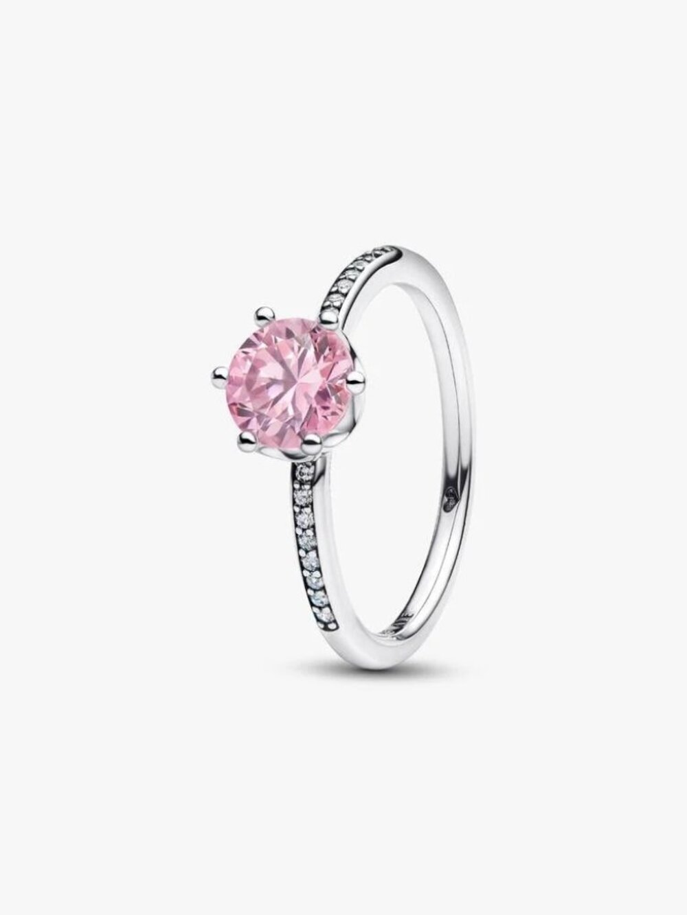 Pandora Pink Sparkling Crown Ring
